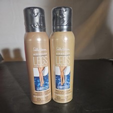 2 Pack Lot Sally Hansen Airbrush Legs Spray Makeup 4.4 oz BEIGE GLOW