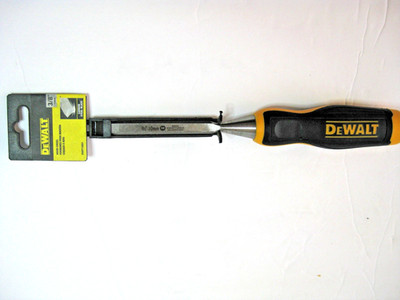 DEWALT 3/8'' CARBON STEEL BLADE WOOD CHISEL NEW