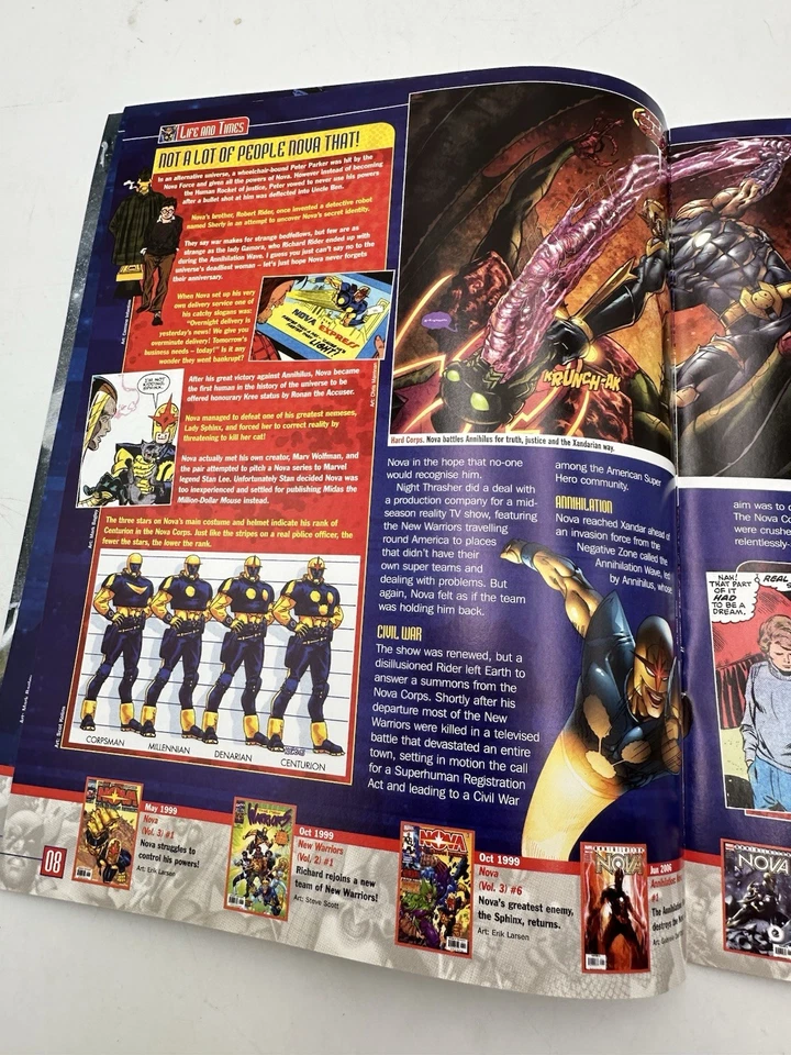 Eaglemoss #54 Nova Classic Marvel Figurine Collection MAGAZINE ONLY FREE SHIP - Image 4 of 4