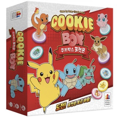 NEW Cookie Box Pokemon Edition Board Game Korean Version FAST&SAFE