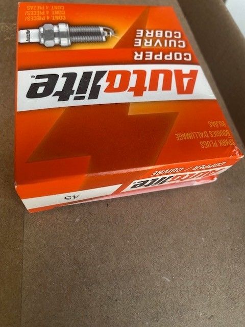 4 PACK Autolite Copper Spark Plugs 45