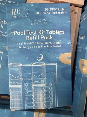 pool test kit tablets refill pack 120 (60x DPD 1 + 60x Phenol-Red)