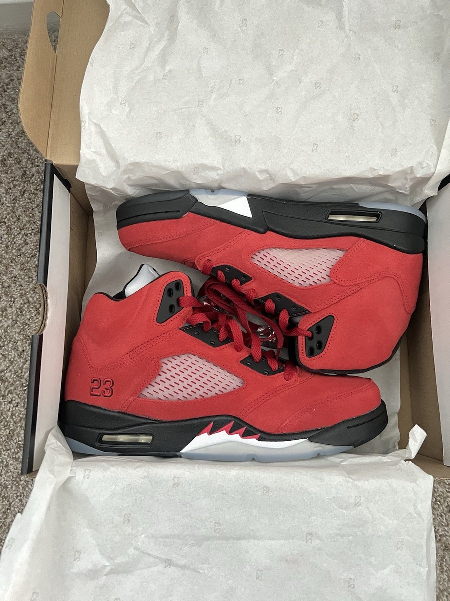 Size 10 - Air Jordan 5 Retro Raging Bull Red Suede for sale  display picture 1