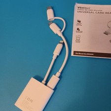 Vivitar Mobile SD  Micro SD Universal Card Reader MoV4106 White