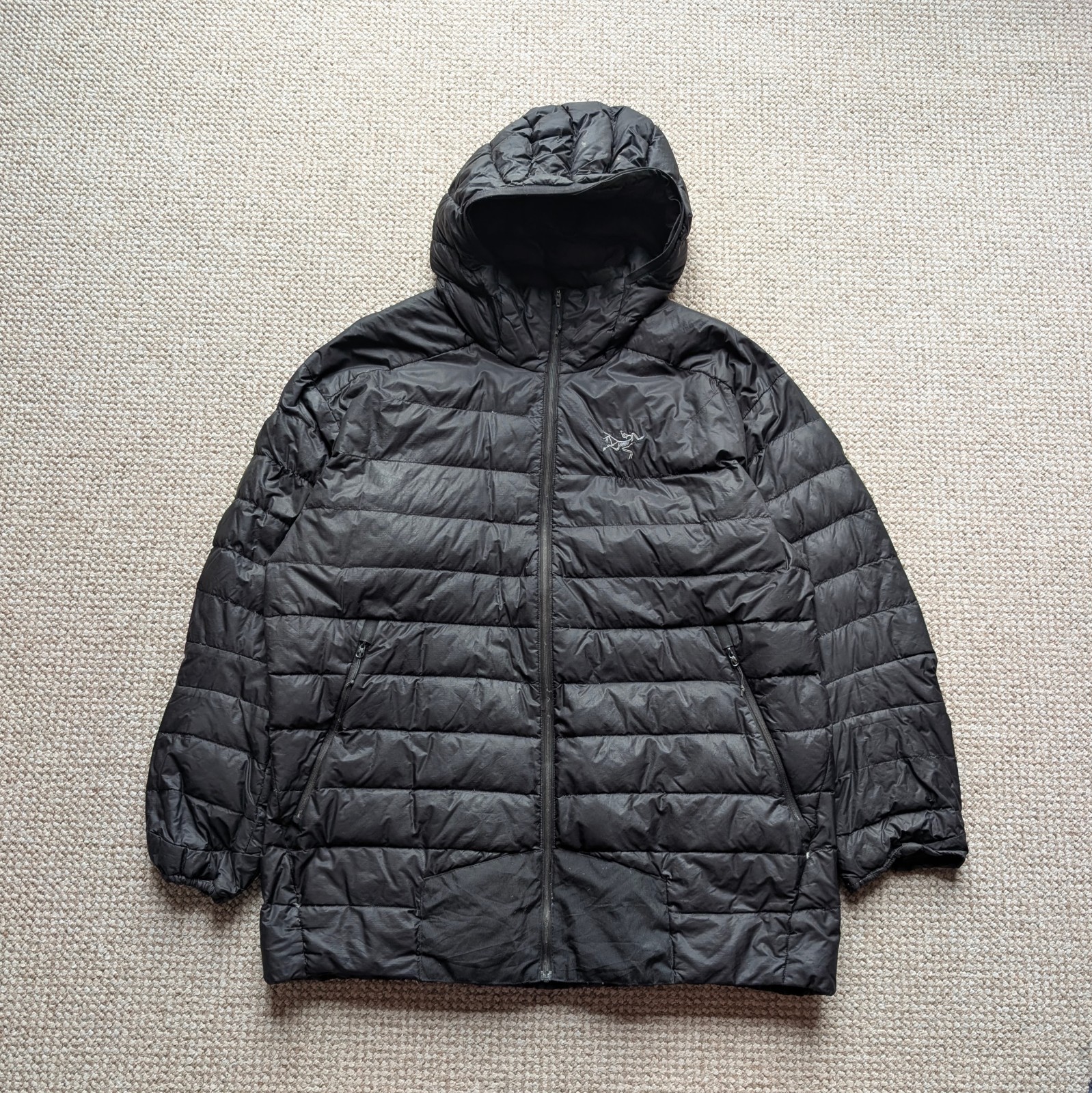 Arc'teryx Cerium LT Piumino con cappuccio Nero Uomo XL #ARC420