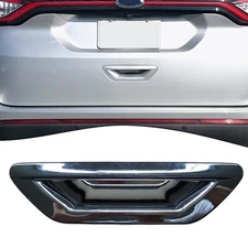 1pc Chrome ABS Rear Trunk Door Handle Trim Cover For Ford Edge 2015-2020 