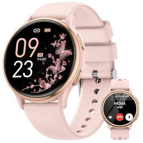 2025 Smart Watches for Women, Waterproof Fitness Tracker - Pink (Model G53)