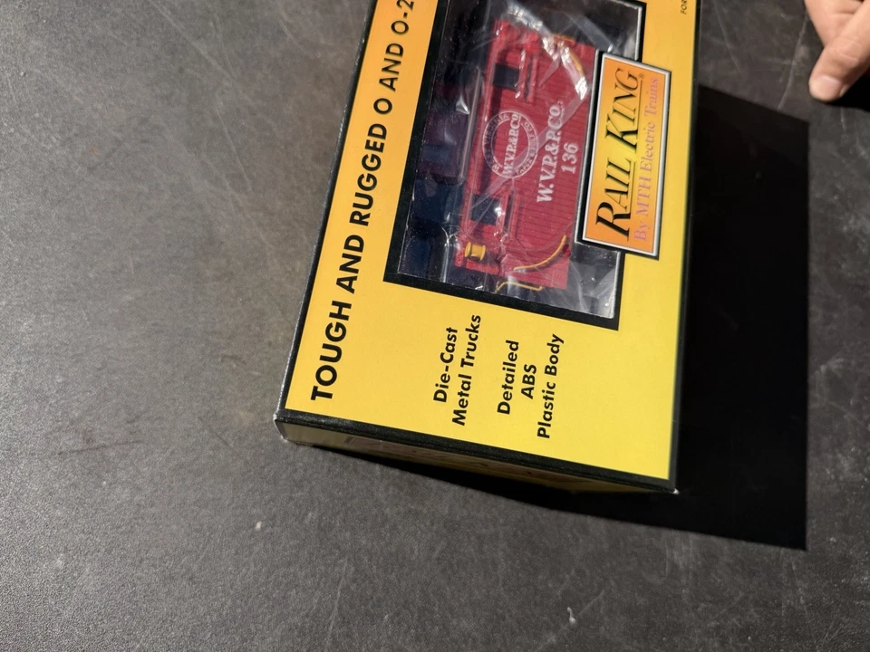 MTH (RAILKING SCALE) WEST VIRGINIA PULP & PAPER BOBBER CABOOSE 30-7770! O 5C - Image 3 of 4