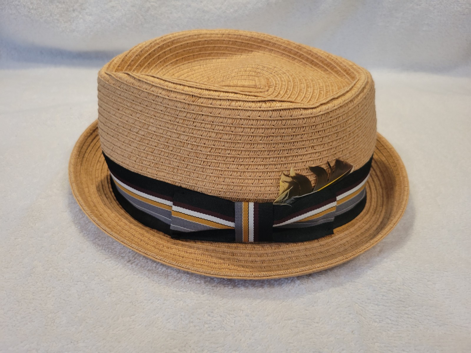 Stylish Straw Fedora Hat by Hats in the Belfry