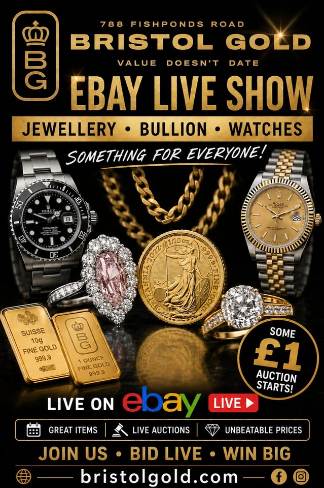 Bristol Gold LIVE! 2026 ROLEX STARBUCKS £1 Auction Start! Plus MUCH MORE!