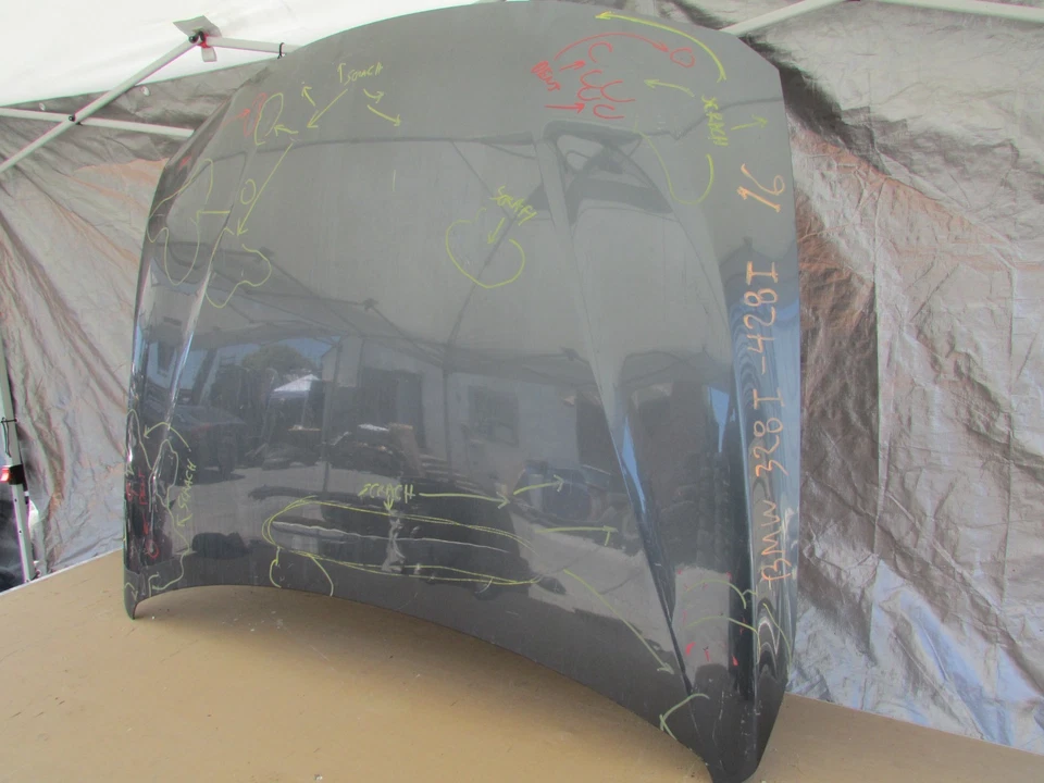 BMW 328I GT F34 2014-2015-2016 CUBIERTA CAPÓ PANEL GRIS 41617329532 OEM Foto 3 de 4