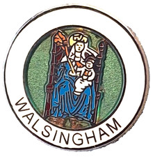 Walsingham Village Small Pin Badge Norfolk