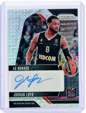 2024-25 Panini Prizm Euroleague JORDAN LOYD Monaco Mojo AUTO Autograph 22/25