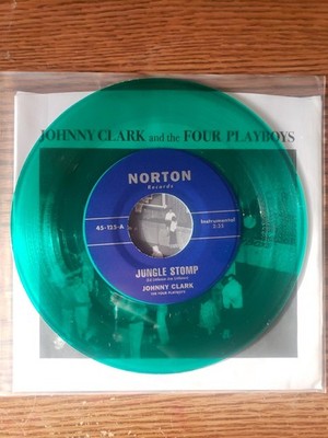 Translucent Green JOHNNY CLARK & FOUR PLAYBOYS Jungle Stomp/I Need a Woman 7'' No