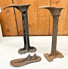 Antique Shoe Cobbler Repair Stand Empire  Malleable 3 Forms Cast Iron Vintage