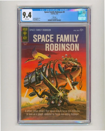 1964 Lost in Space Family Robinson #9 Gold Key CGC 9.4 - Random House File Copy