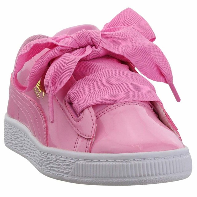 puma basket heart children's