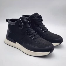 Kenneth Cole Men's Life-Light Suede Lace-up High-Top Sneaker Size 12 Black New