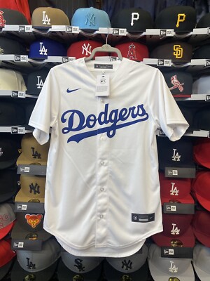 Los Angeles Dodgers Nike Home White Jersey (Sz S) Official