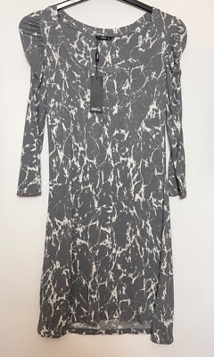 Dunkelgraues Jerseykleid Größe XS von M&Co neu mit Etikett