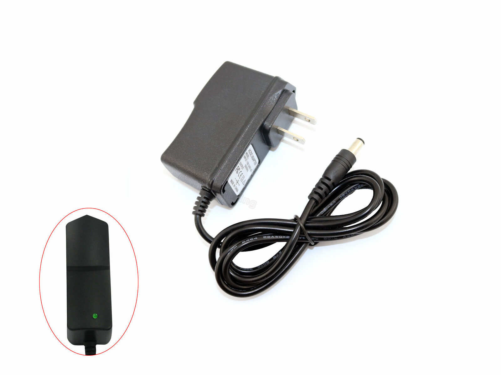 100-240V US AC to DC 9V 300mA Supply Ranking Brand new integrated 1st place Power Charger 0.3A Converte