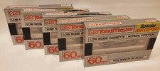 5x ToneMaster 60min NEW/SEALED/UNUSED CASSETTE TAPES