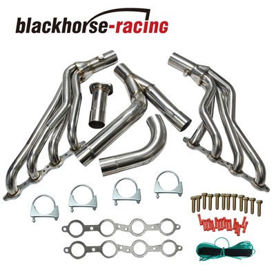STAINLESS STEEL HEADER+Y-PIPE FOR 02-06 CHEVY//GMC GMT800 8CYL EXHAUST//MANIFOLD
