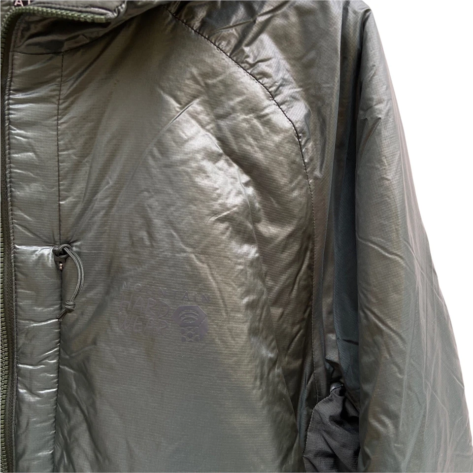 Mountain Hardwear Kor Nimbus Spruce Green Hoody Primaloft Zip Jacket Mens Medium - Image 4 of 4