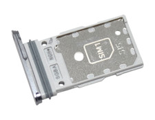 OEM SAMSUNG GALAXY S25 SM-S931U REPLACEMENT SILVER DUAL SIM CARD HOLDER TRAY