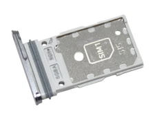 OEM SAMSUNG GALAXY S25 SM-S931U REPLACEMENT SILVER DUAL SIM CARD HOLDER TRAY