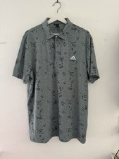 Adidas Men's Ultimate Golf Polo Shirt Camo PRIMEGREEN US Men s L / Gray Color