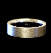 New 925 sterling silver wedding comfort band ring 7.2g vintage 6mm