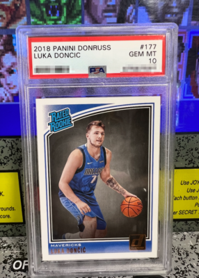 2018 Panini Donruss Luka Doncic #177 Rated Rookie RC PSA 10 2018 Panini Donruss Luka Doncic #177 Rated Rookie RC PSA 10