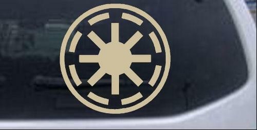 Star Wars Galactic Republic Symbol Car Truck Window Laptop Decal Sticker 4X4 - Imagen 5 de 32