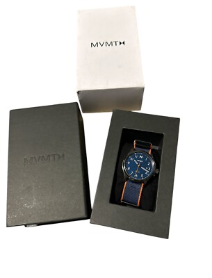 MVMT FIELD 41 MM GREY NUMBER DIAL Navy Prix FABRIC BAND MEN'S WATCH