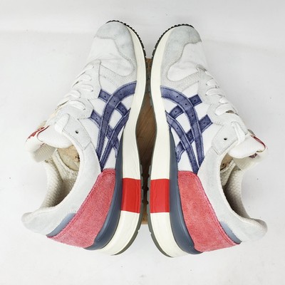 itsuka Tiger Ally Shoes Mens Grey Suede Red Retro Athletic Low Sneaker Onitsuka Tiger Ally Shoes Mens 9.5 Grey Suede Red Retro  main image 3