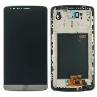 Lg Optimus G3 D855 Lcd Display Touchscreen Glass Modul Frame Titan Grey