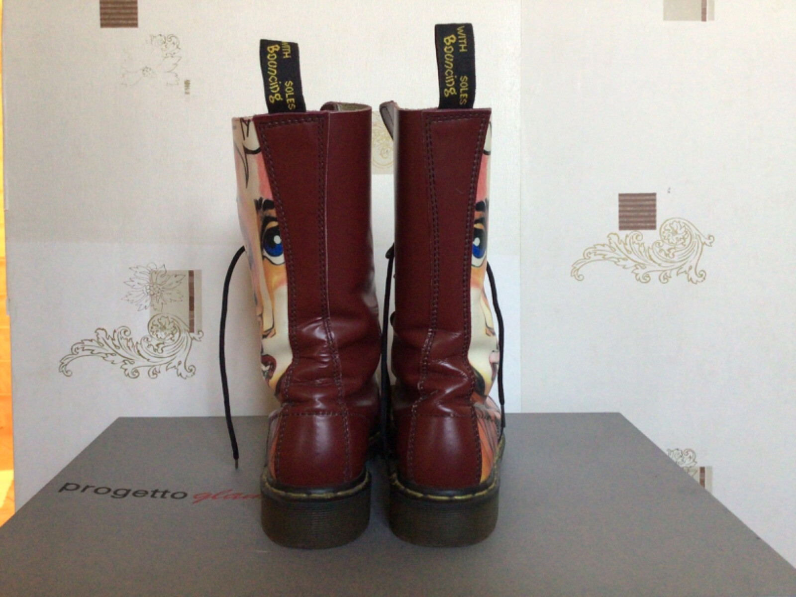 dr martens boots vintage made in england rare image 7