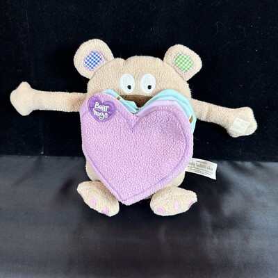 Make Believe Ideas Bear Hugs Cloth Book 6'' Plush Stuffed Animal Baby Toy 2013
