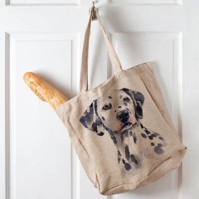 Dalmatian Shopping Bag Dog Ladies Reusable Tote Shopper Cute Handbag Gift KDT17 - Image 1 of 4