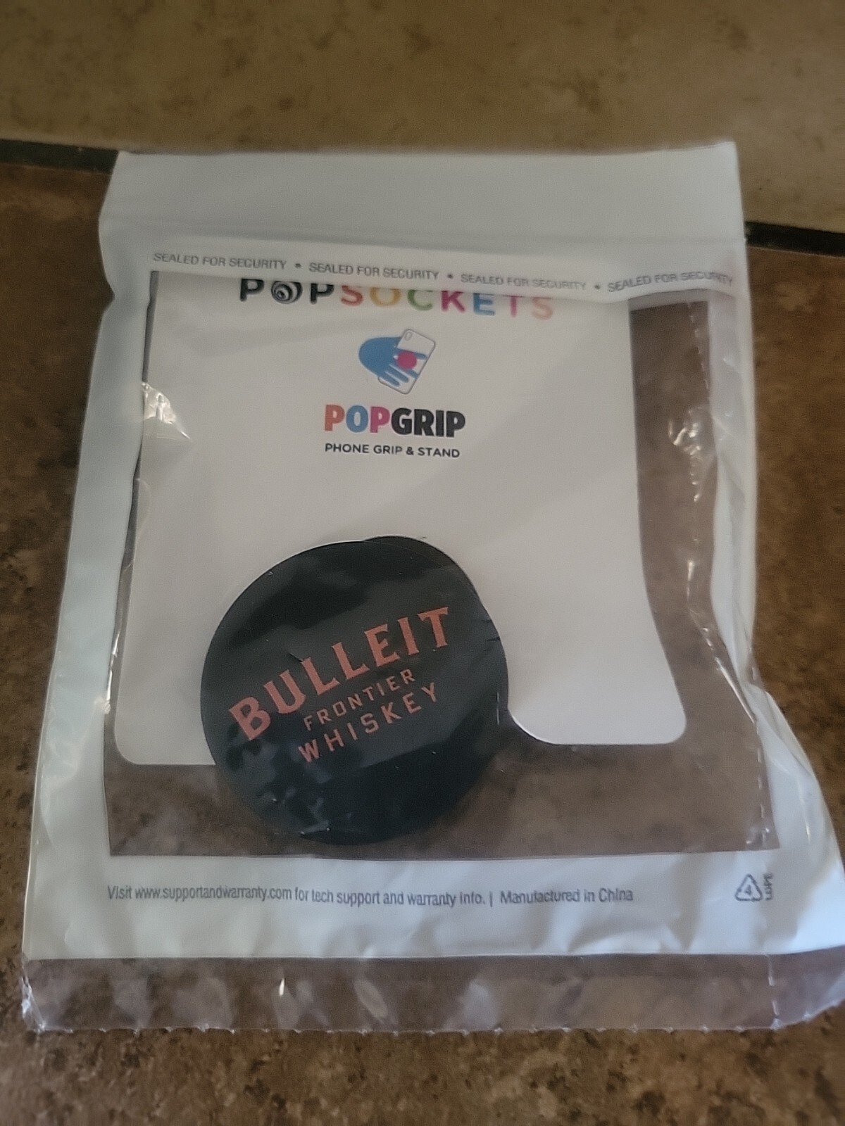Bulleit Frontier Whiskey Bourbon PopSocket / Phone Grip - New &  Unopened NIP-image