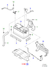 JAGUAR F-TYPE Coupé X152 Bac à batterie T2R23940 NEUF ORIGINE