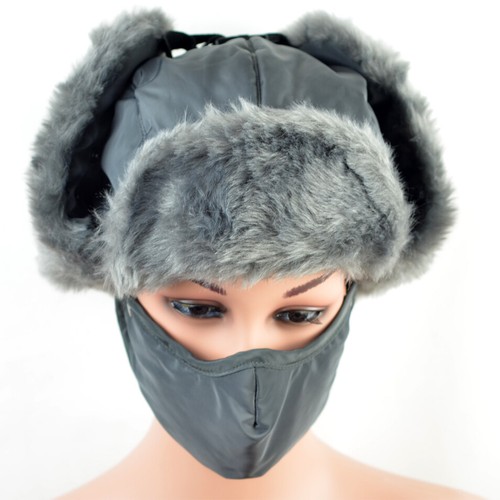 Faux Fur Ear Flap Hat Cap Winter Ski Trooper Trapper Hunting Soft Warm Men Women - Picture 20 of 46