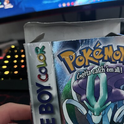 Pokemon Crystal Version - Authentic - Misprint Box Cleaned And New