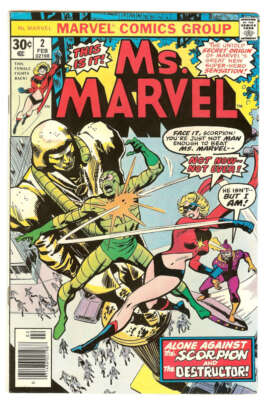 MS. MARVEL #2 6.5 // 2ND APPEARANCE & ORIGIN OF MS. MARVEL MARVEL COMICS 1977