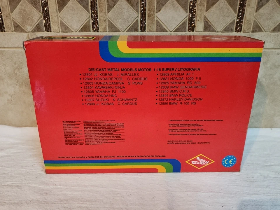 Guiloy 1/18 Die Cast Honda Campsa SITO PONS #12803 With Box - Image 4 of 4