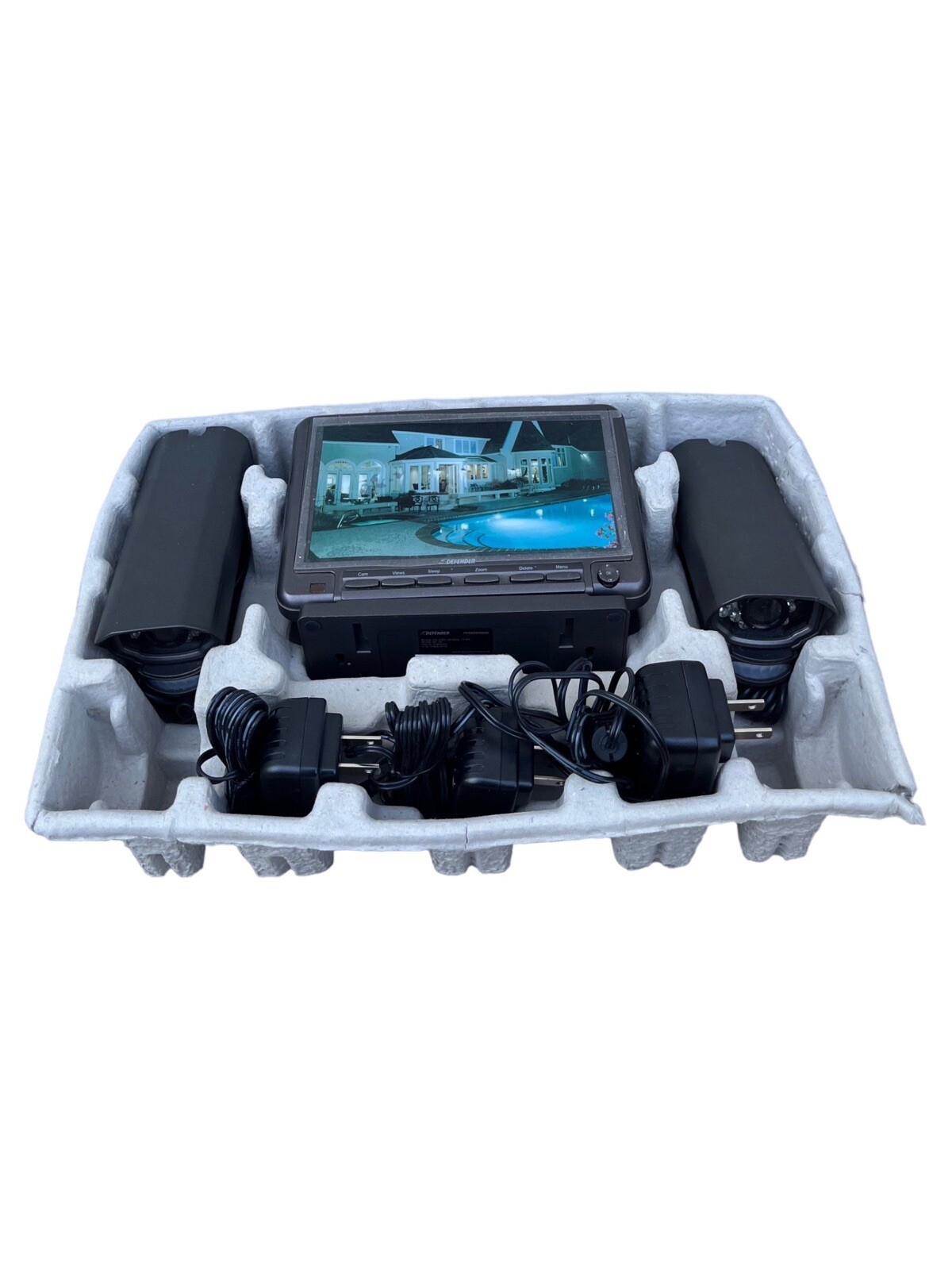 Defender PhoenixM2M Non Wi-Fi Security System Monitor & 2 Cameras w/ Power Cords