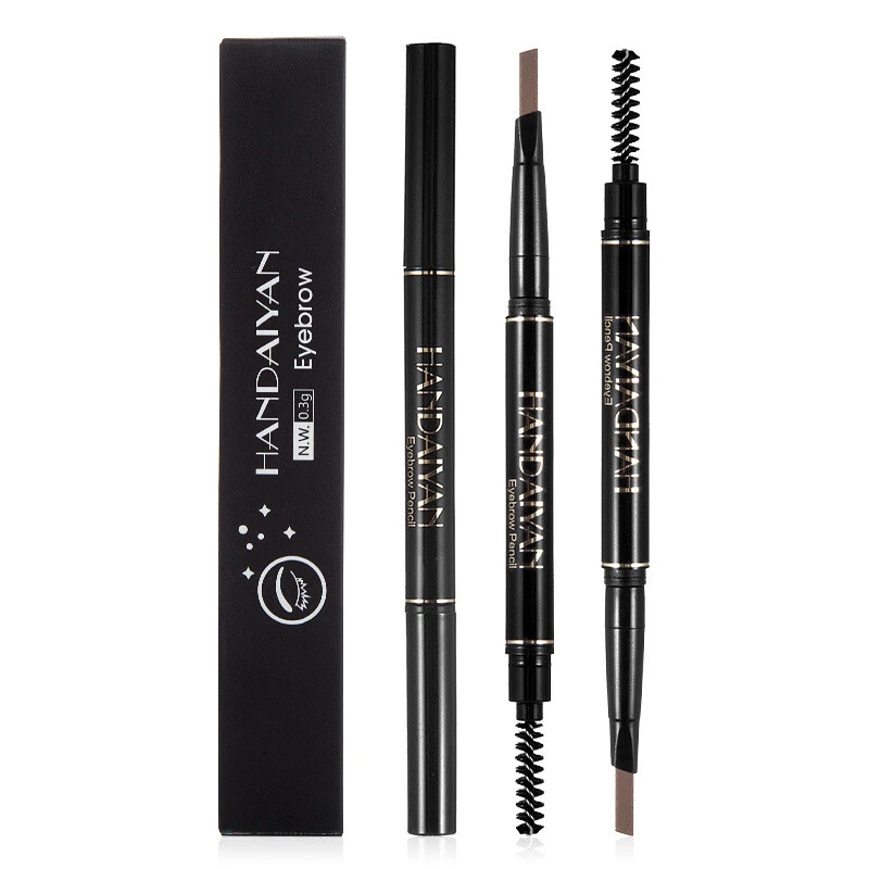 2 IN 1 Wasserfest Zeichnung Augenbrauen Eyeliner Augenbrauen Stift Make-Up, US ∧ - Bild 3 von 4