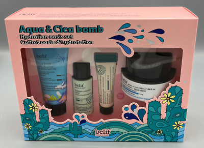 Belif Aqua & Cica Bomb Hydration Oasis Set Great Gift Set