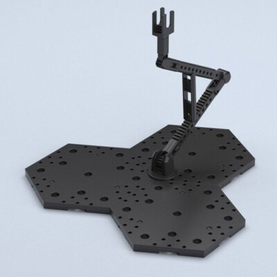 GUNDAM ACTION BASE - 4 Black - Model Kit Bandai